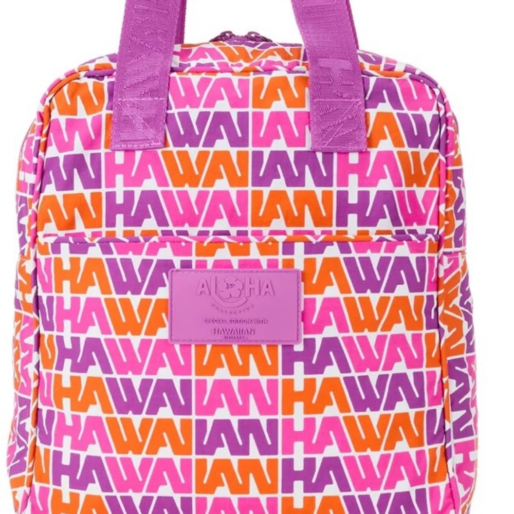 Aloha Collection Hawaii Hawaiian Airlines vintage flight bag
